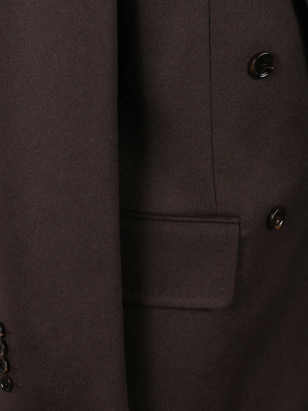 Max Mara double-breasted peak-lapels blazer Bruin