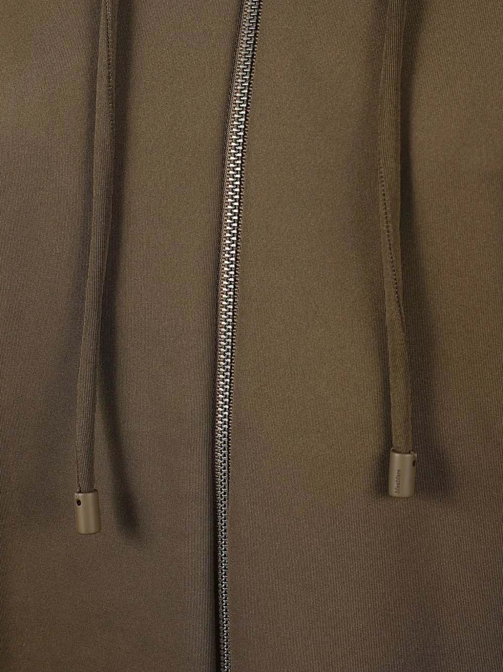 Max Mara drawstring wide-sleeve hoodie Groen