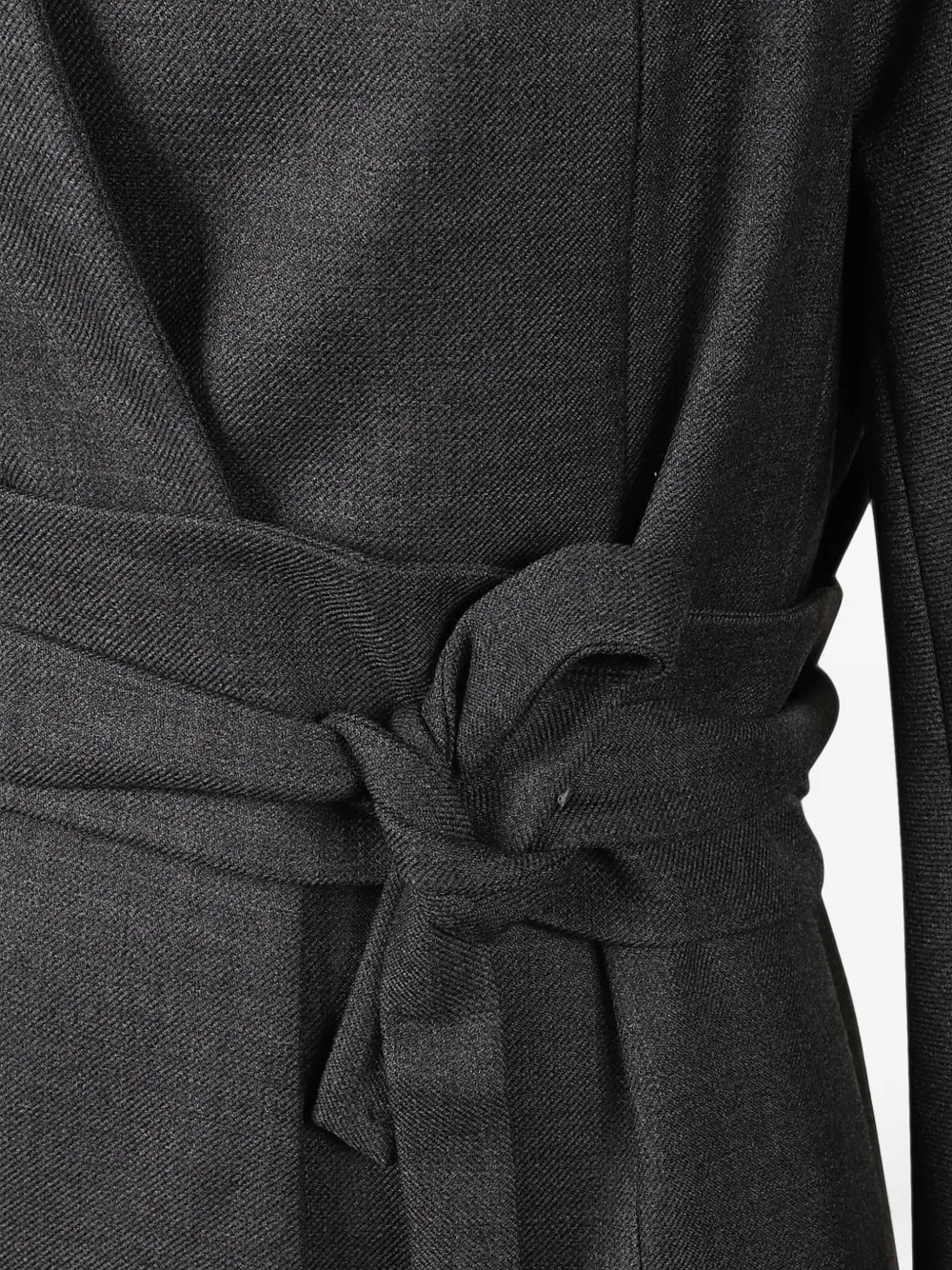 Max Mara belted coat Grijs