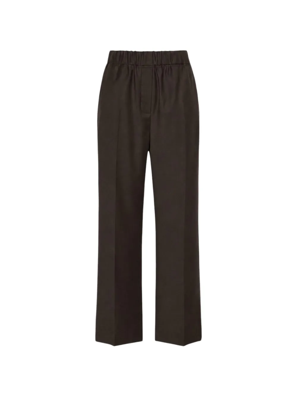 Weekend Max Mara pantalon à plis marqués - Marron Weekend Max Mara pantalon à plis marqués - Marron