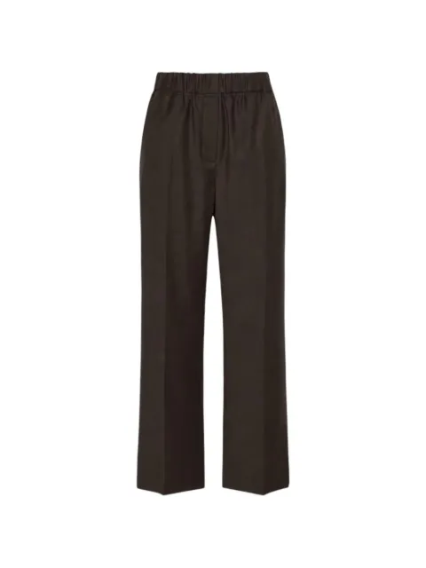 Weekend Max Mara pressed-crease trousers