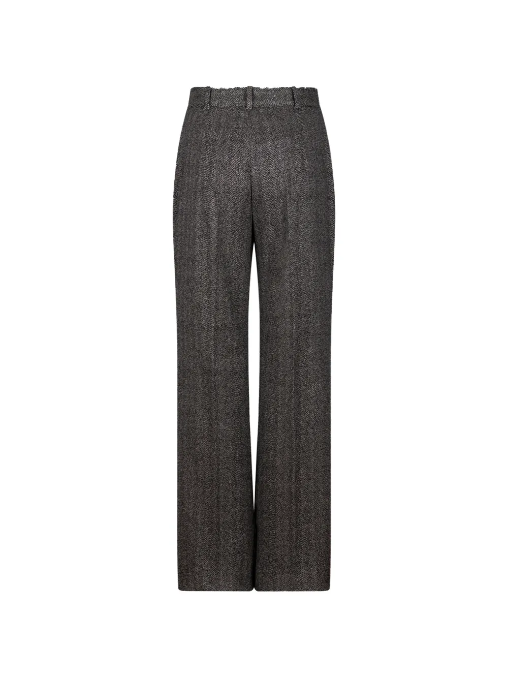 Max Mara Broek met visgraatpatroon Grijs