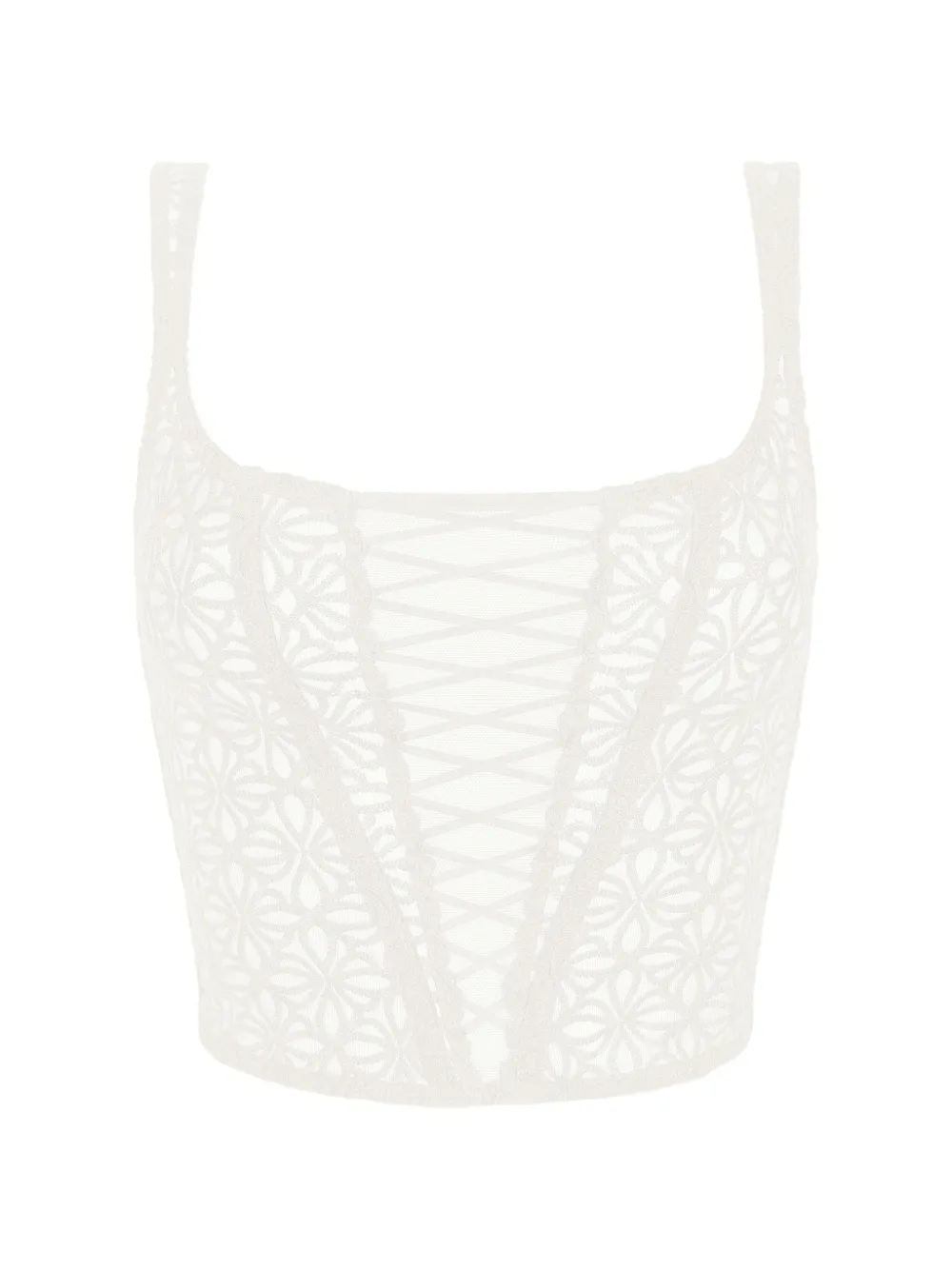 Aubade bustier Secret Memories - Blanc