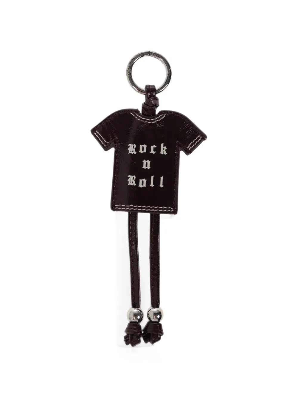 Zadig&Voltaire T-shirt-shaped leather keyring · OS