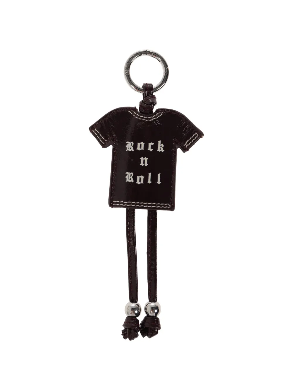 Zadig&Voltaire T-shirt-shaped leather keyring