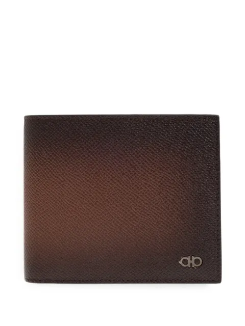 Ferragamo cartera plegable con placa del logo