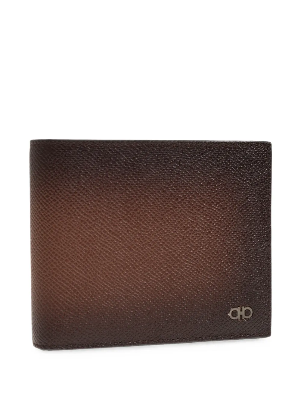 Ferragamo Portemonnee met logoplakkaat Bruin