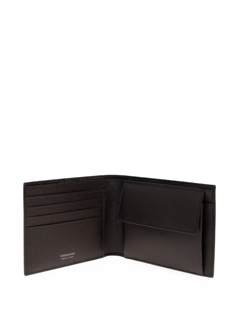 Ferragamo Portemonnee met logoplakkaat Bruin