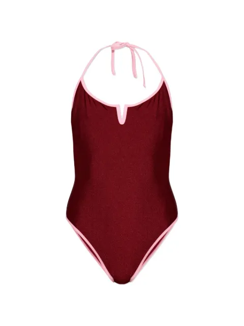 Moschino traje de baño con escote redondo