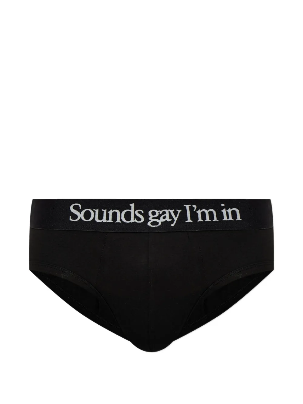 CARNE BOLLENTE logo-waistband briefs