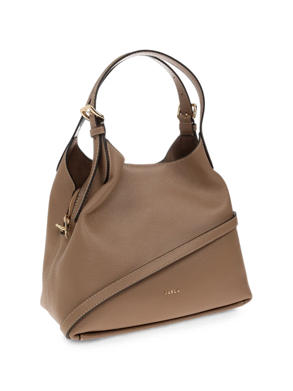 Furla Primrose leren shopper Beige