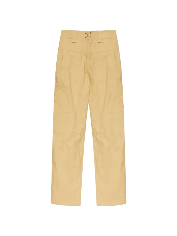 Marant Étoile Rhil High-waisted Trousers in Neutrals