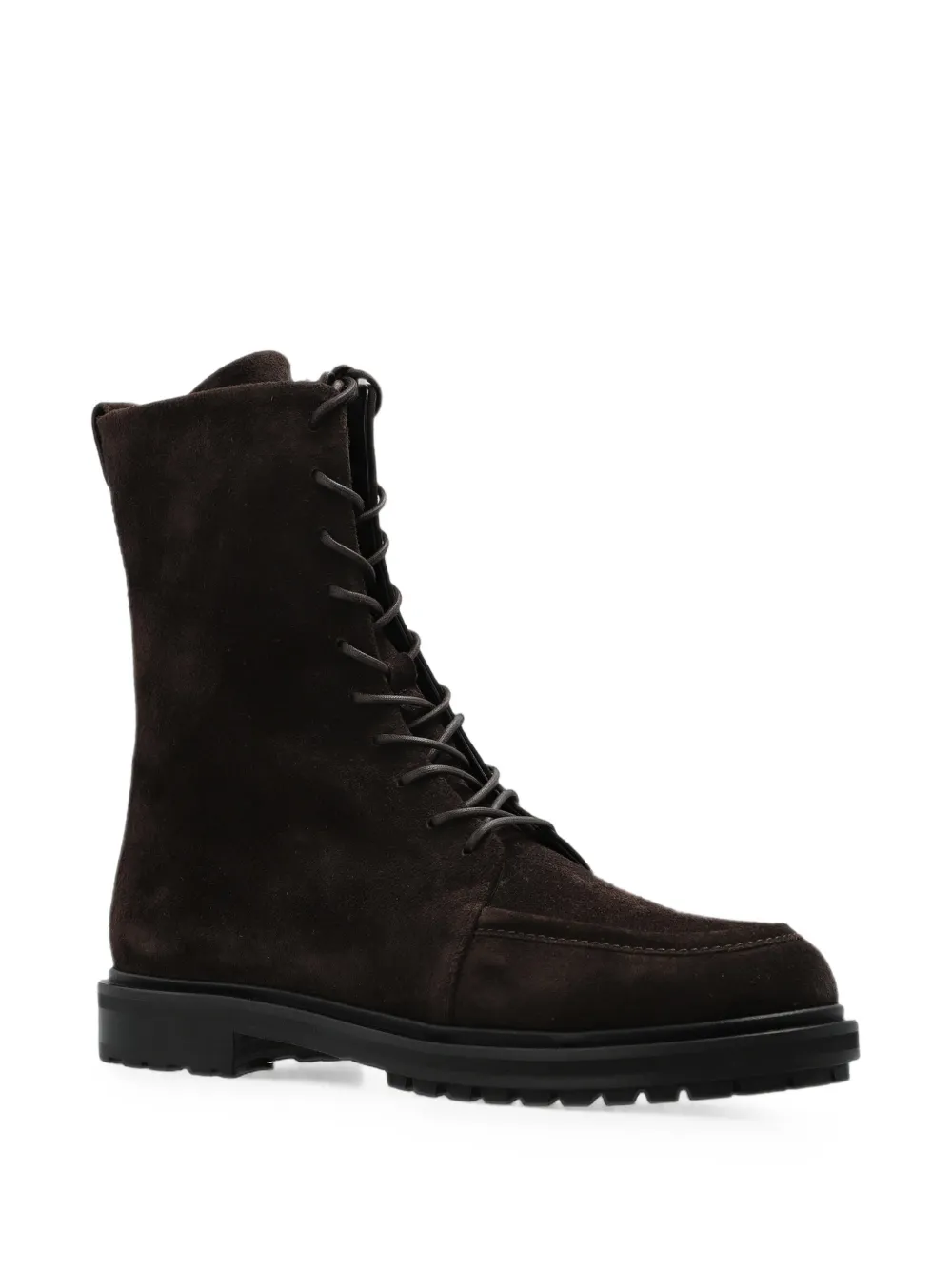 Aeyde Tate lace-up ankle boots Bruin
