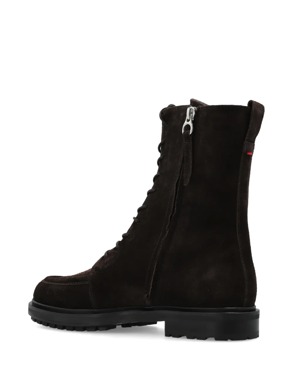 Aeyde Tate lace-up ankle boots Bruin