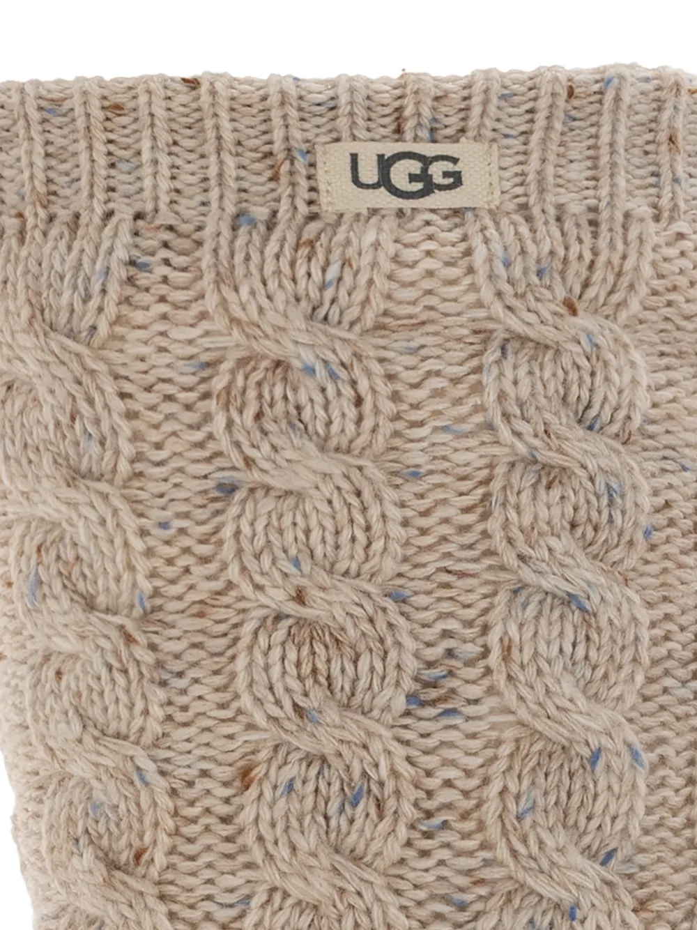 UGG Kabelgebreide antislipsokken Beige