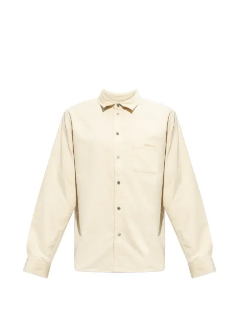 Zadig&Voltaire Simon corduroy logo-embroidered shirt