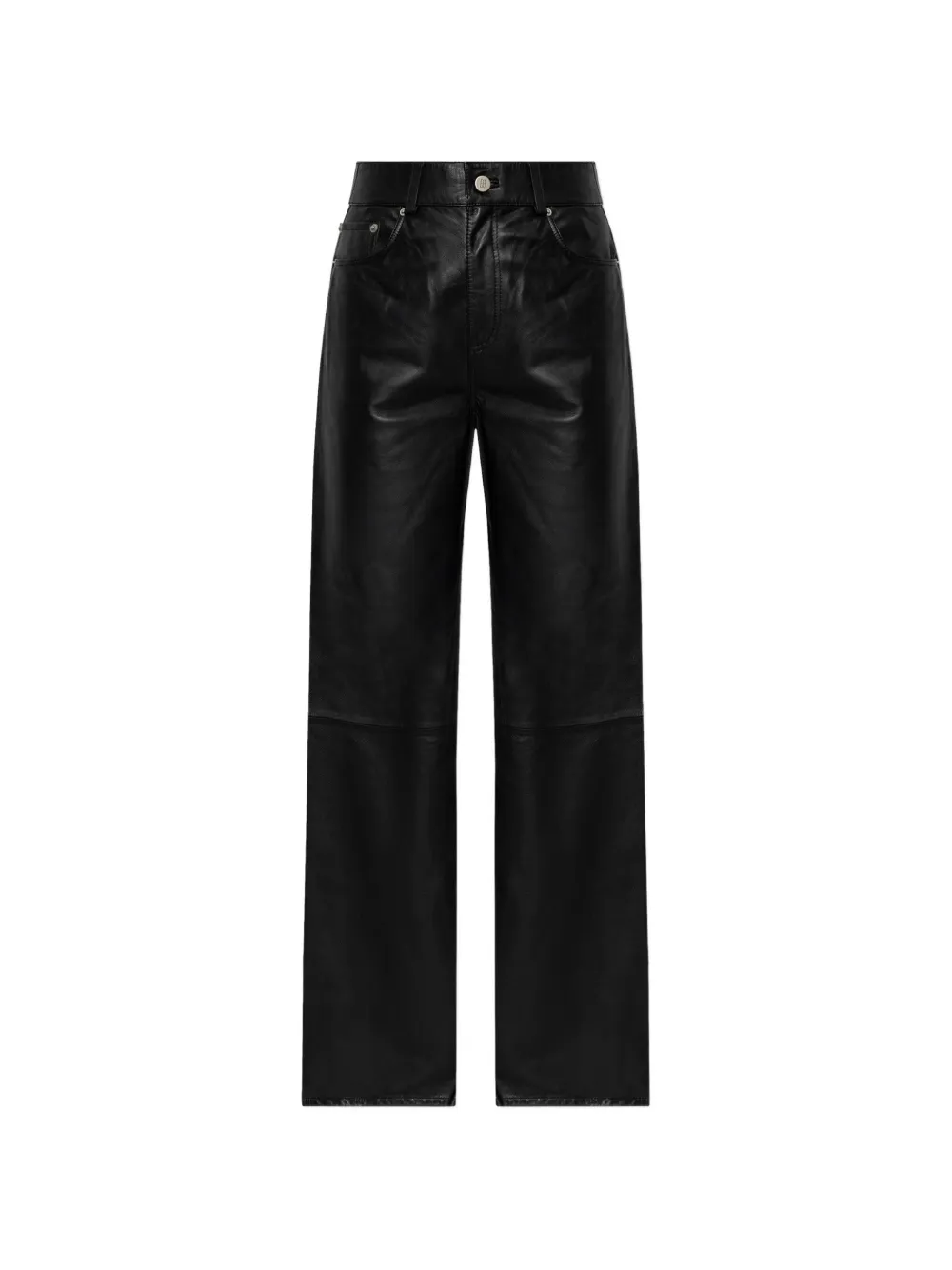 By Malene Birger Vinea leather trousers Zwart