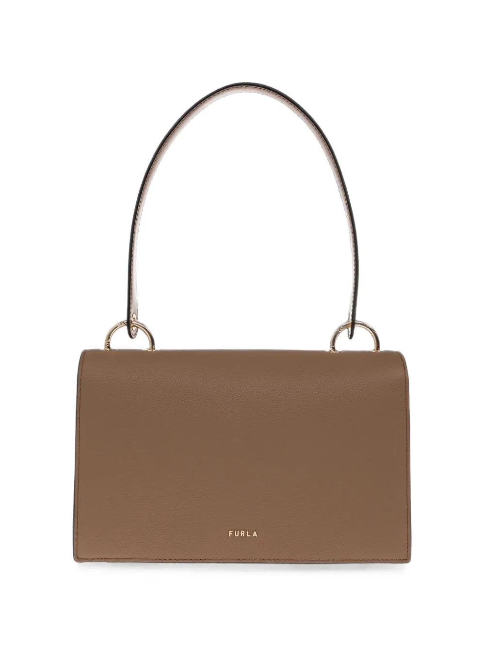 Furla Amelia leren schoudertas Bruin