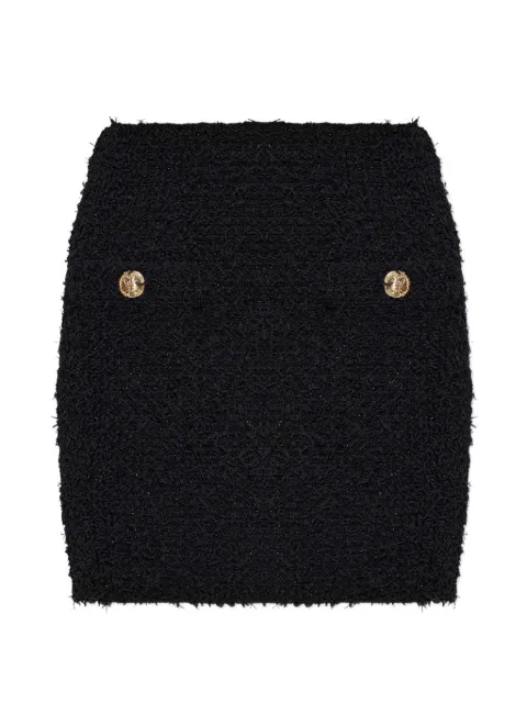 Balmain button-embellished mini skirt