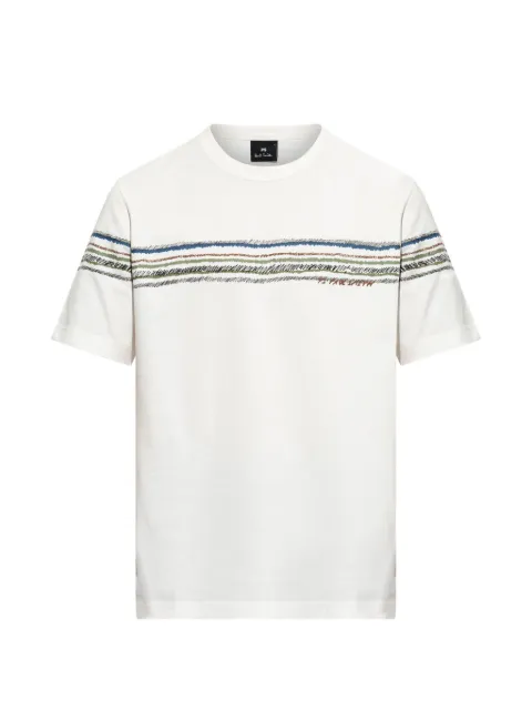 PS Paul Smith playera con rayas estampadas
