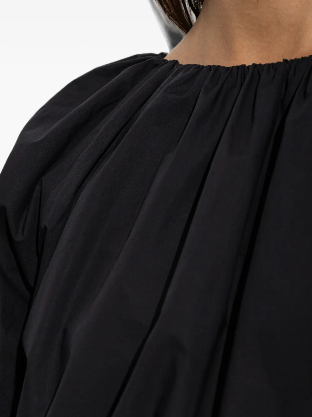 By Malene Birger Semara puff-sleeve blouse Zwart