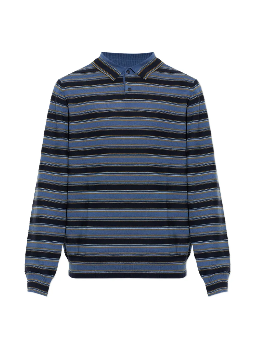 PS Paul Smith striped wool polo shirt
