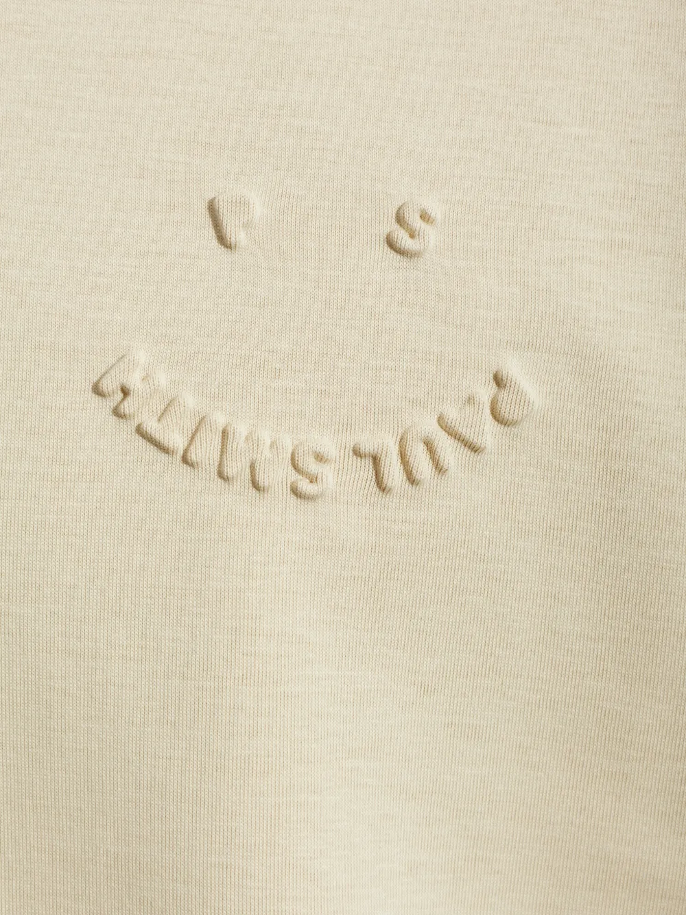 PS Paul Smith Happy T-shirt met logo-reliëf Beige