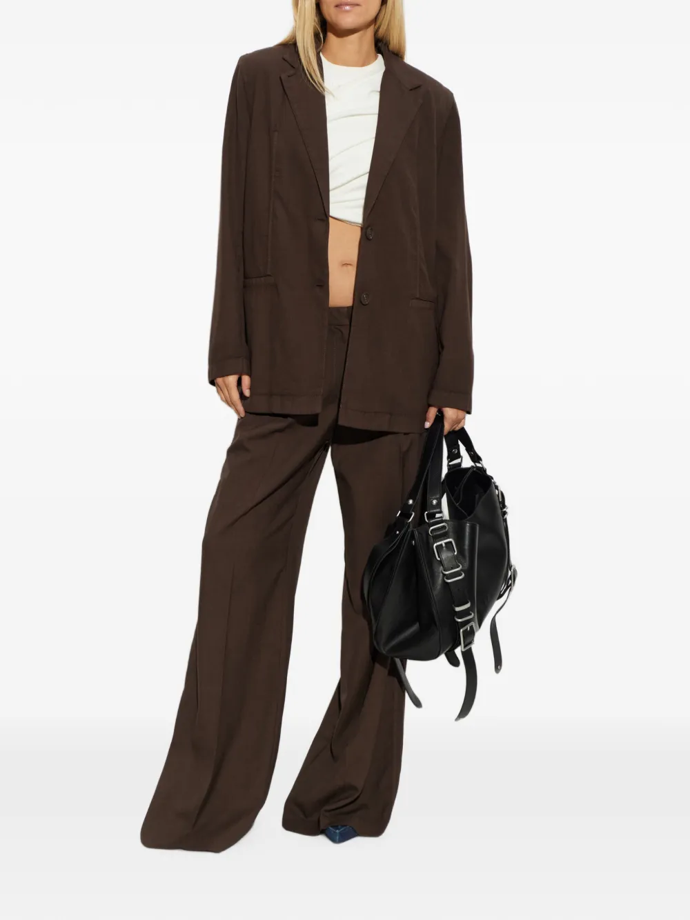 Diesel Blazer met knoopsluiting Bruin