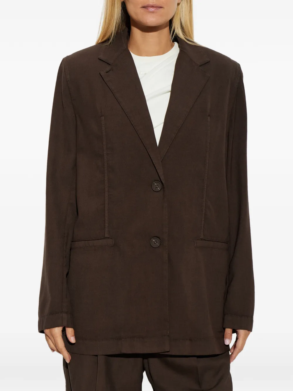 Diesel Blazer met knoopsluiting Bruin