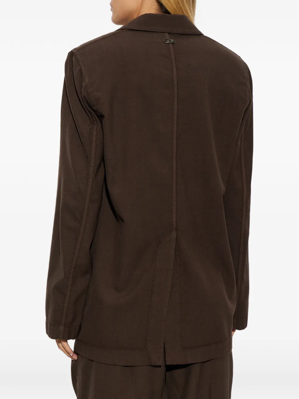 Diesel Blazer met knoopsluiting Bruin