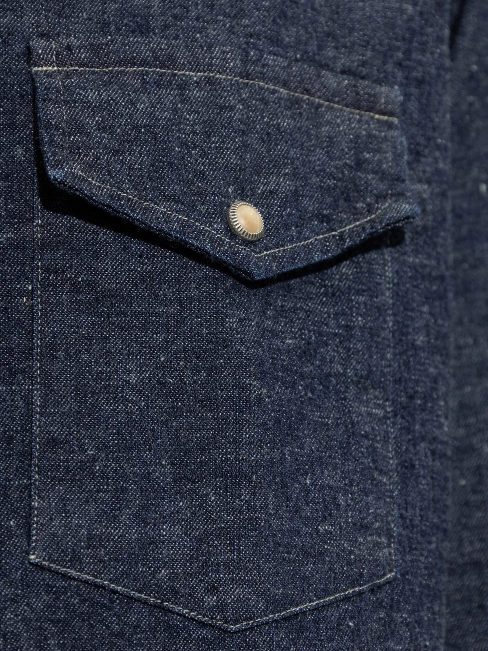 Eleventy Denim overhemd Blauw