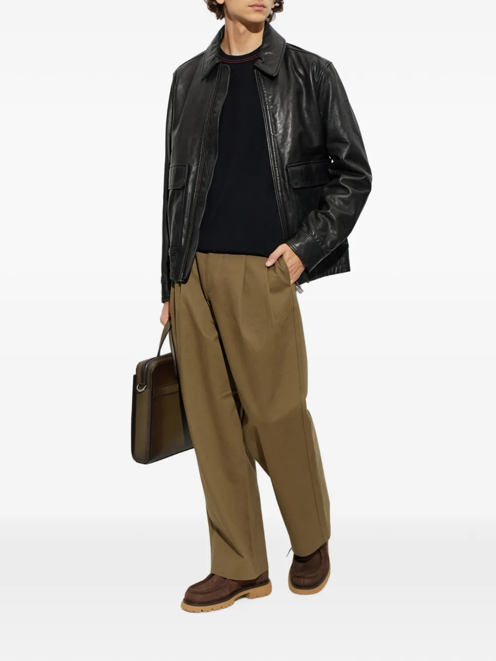 PS Paul Smith Trui met zebra-patch Zwart