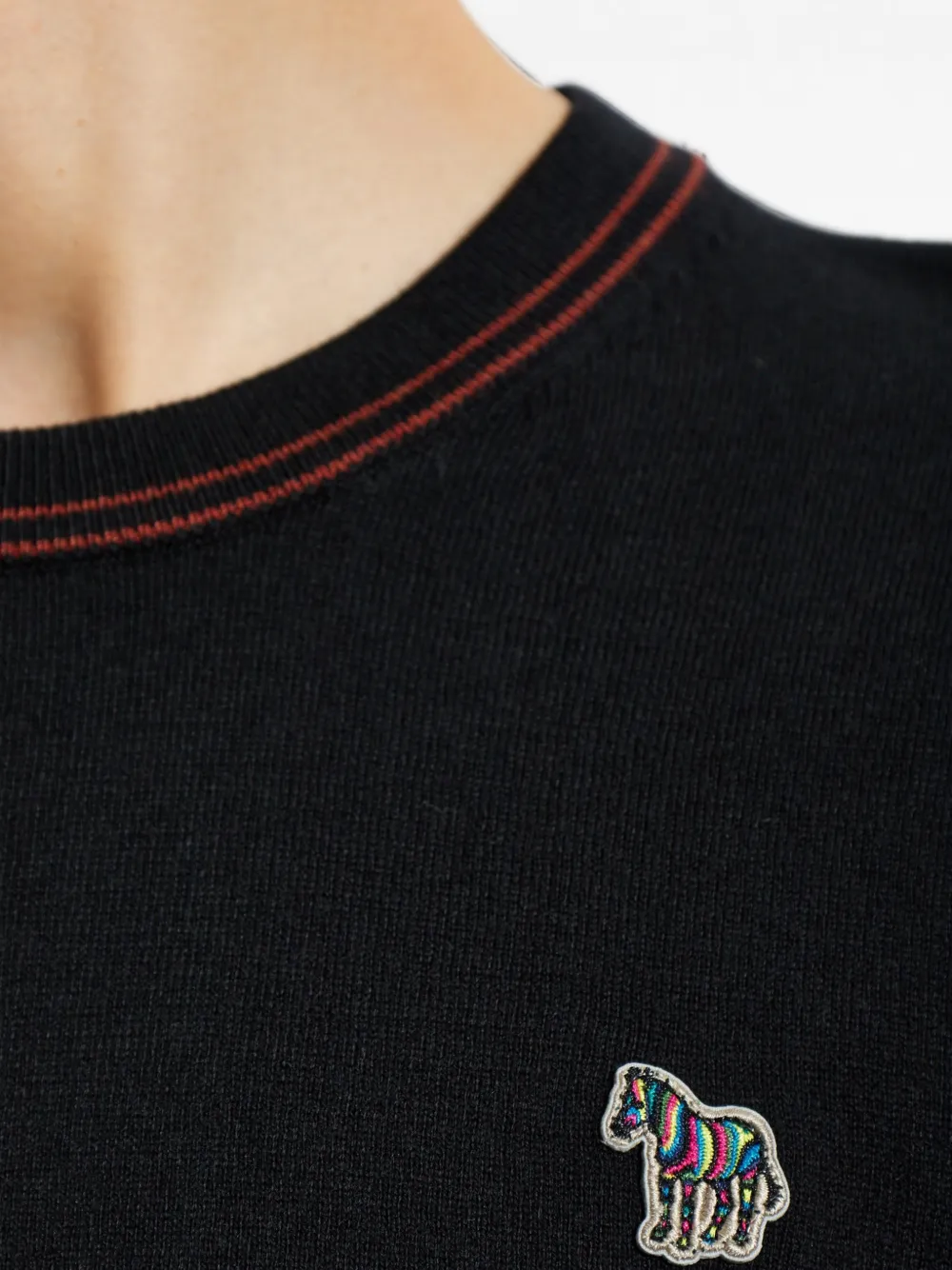 PS Paul Smith Trui met zebra-patch Zwart