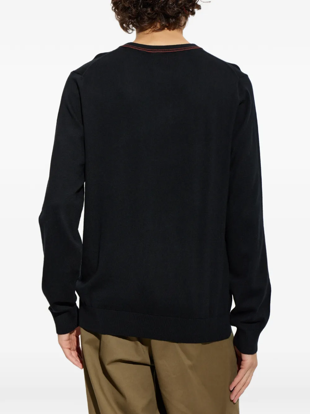 PS Paul Smith Trui met zebra-patch Zwart