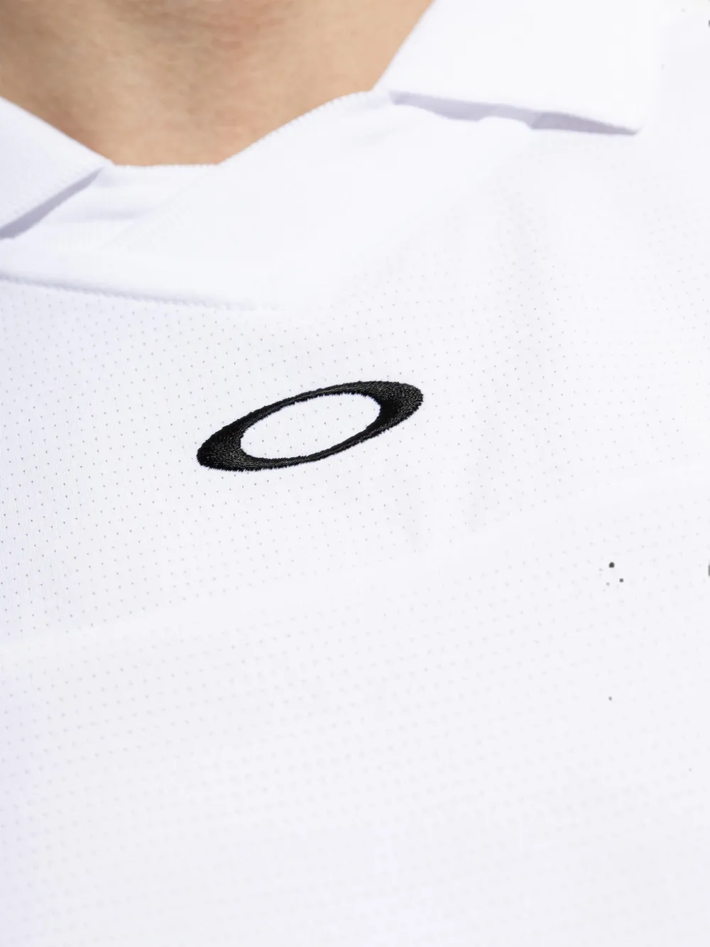 Oakley T-shirt met kraag en geborduurd logo Wit