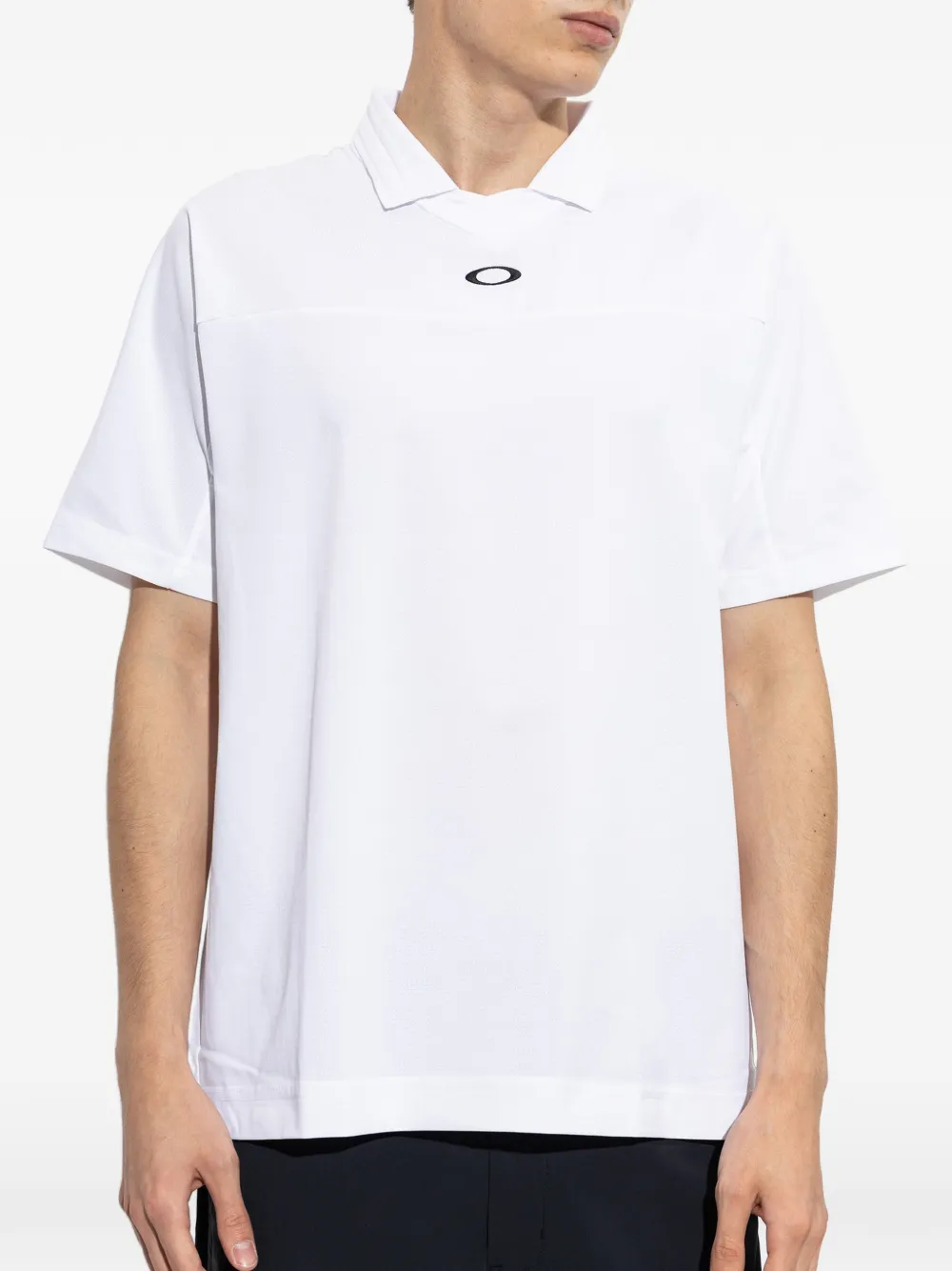 Oakley T-shirt met kraag en geborduurd logo Wit