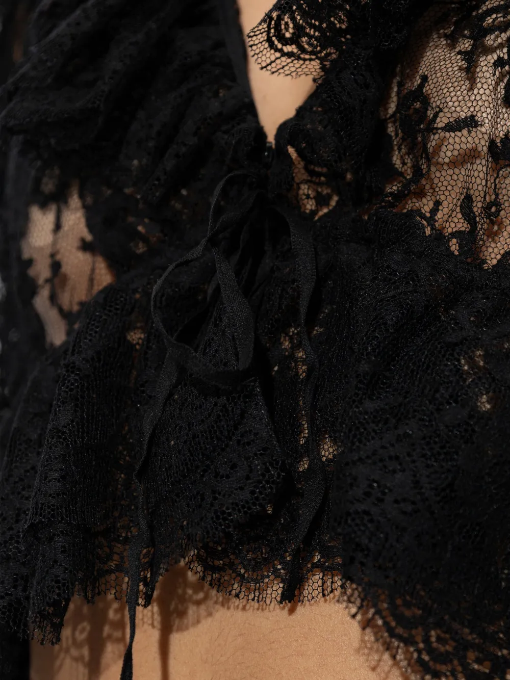 Chloé ruffled blouse Zwart