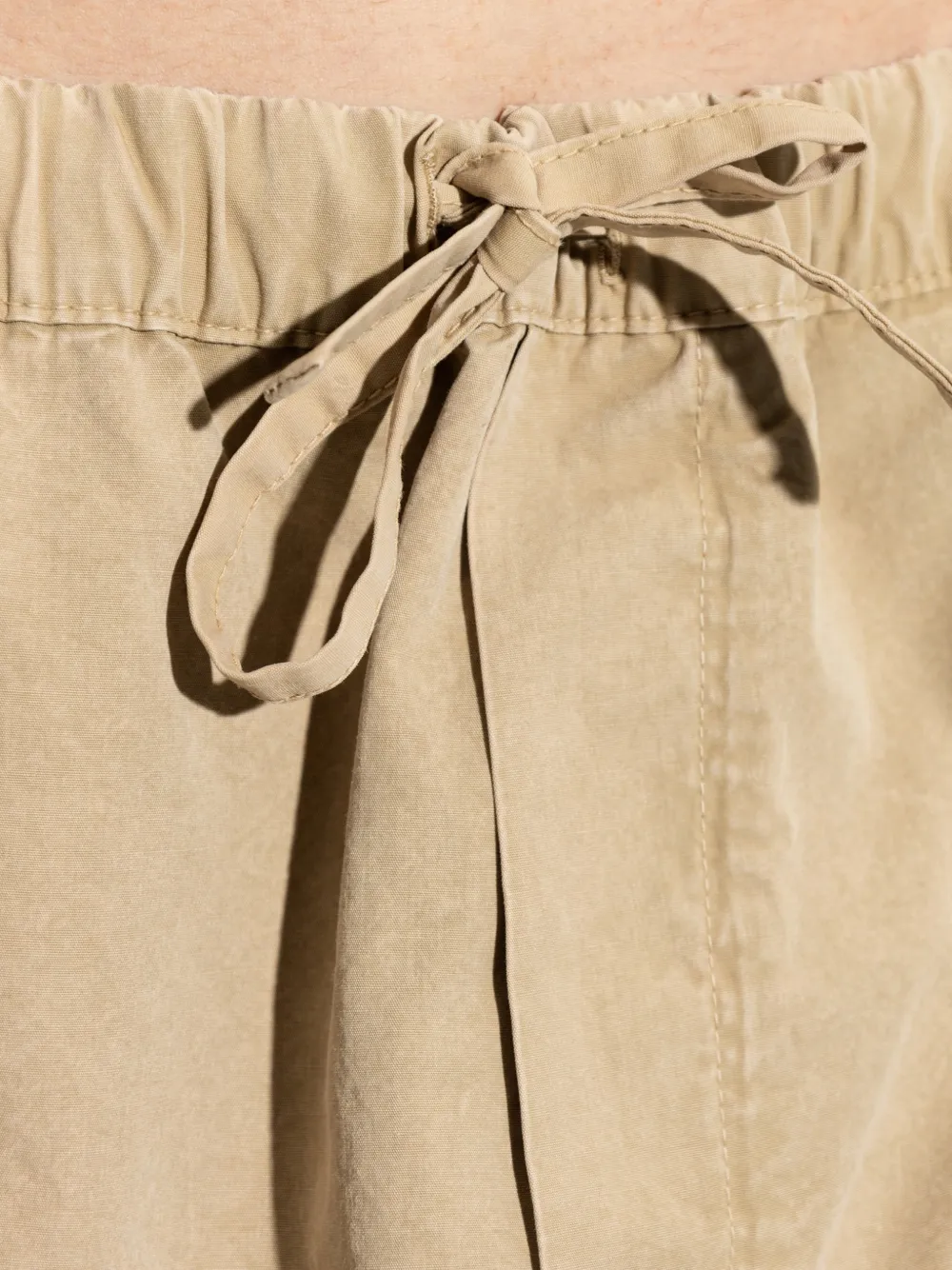 Ferragamo drawstring-waist trousers Beige