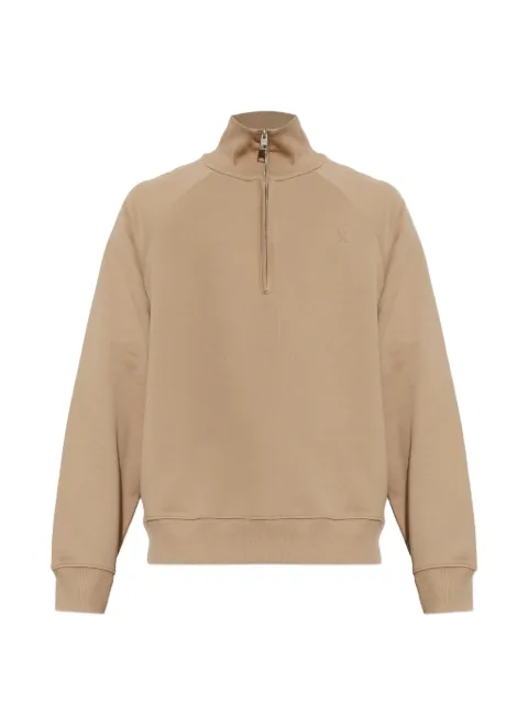 AMI Paris Ami de Coeur-embroidered sweatshirt