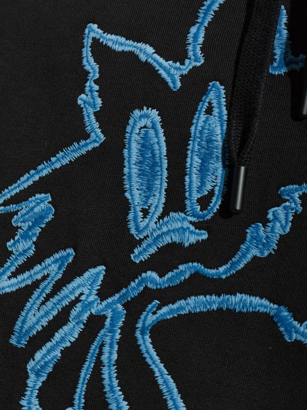PS Paul Smith Hoodie met borduurwerk Zwart