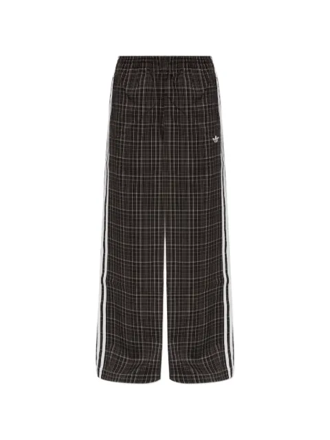adidas check-pattern track pants