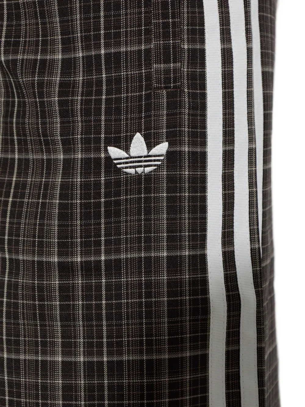 adidas check-pattern track pants Bruin