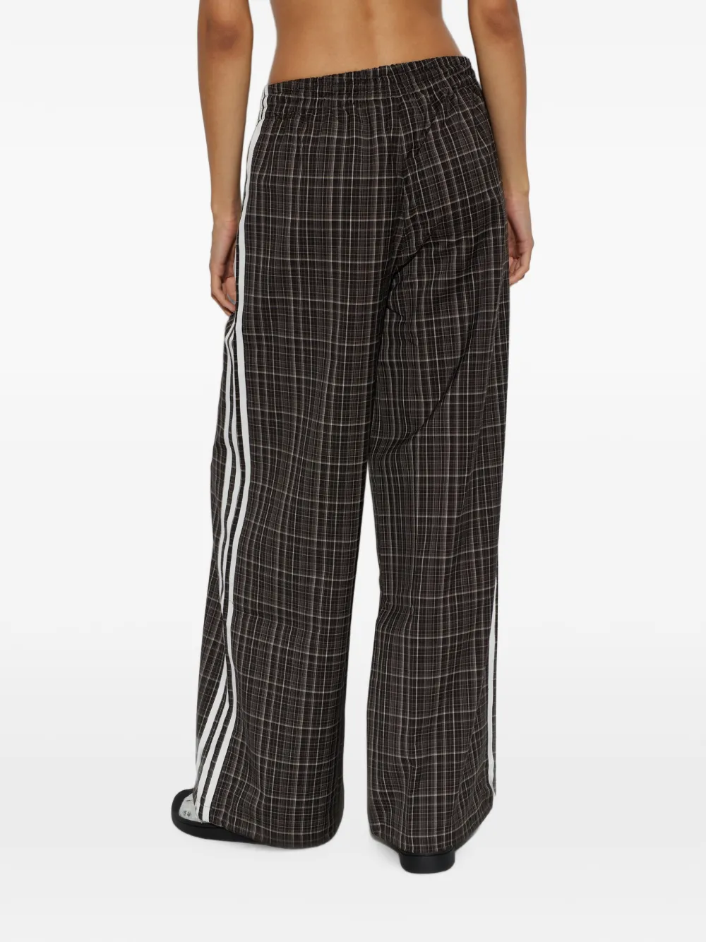 adidas check-pattern track pants Bruin