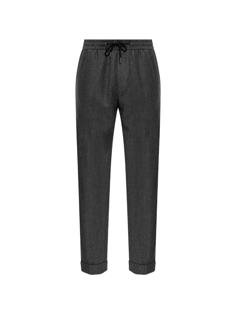 Paul Smith drawstring-waist pleated trousers Grijs