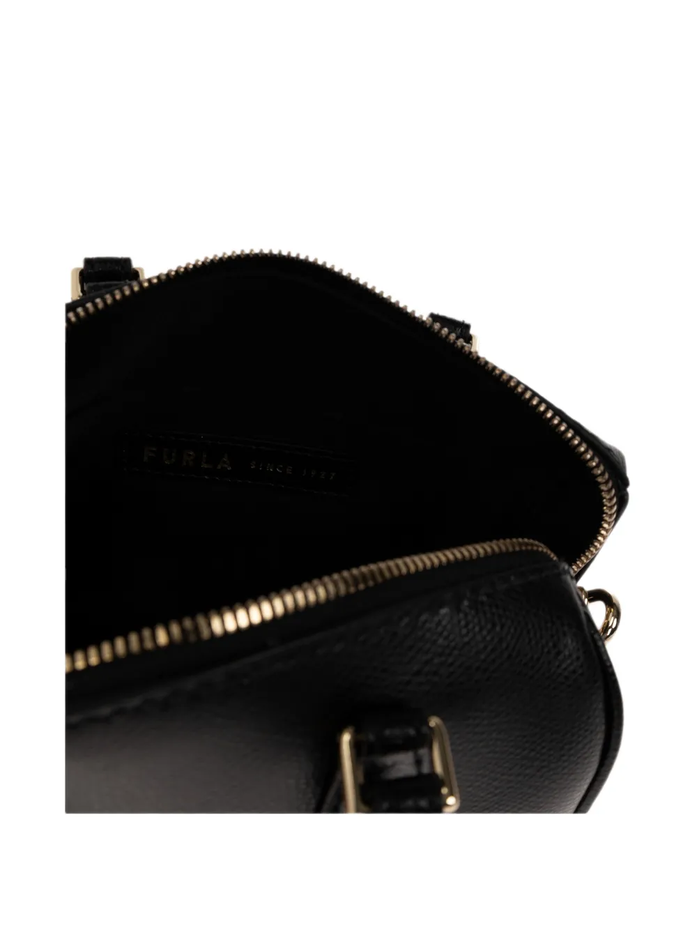 Furla Olivia leren shopper Zwart