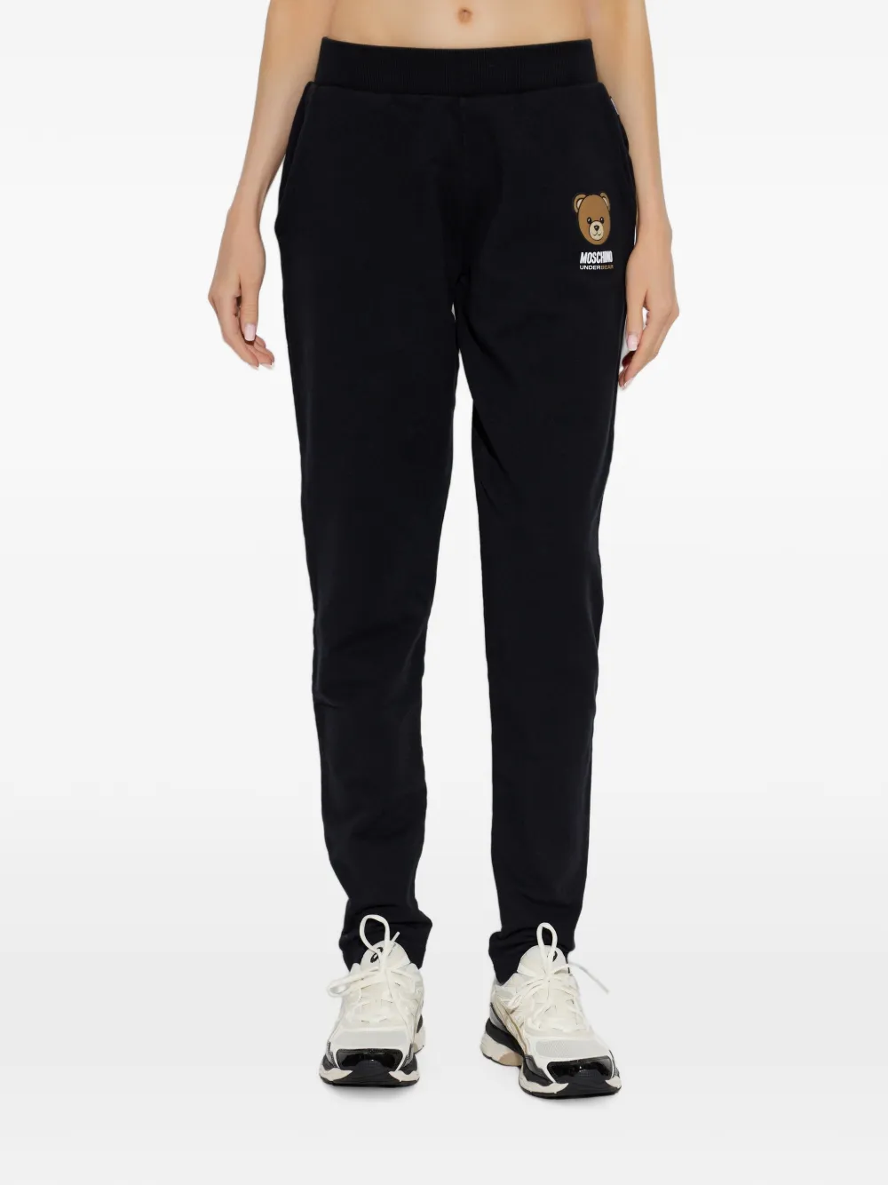 Moschino Trainingsbroek met teddybeerprint Zwart