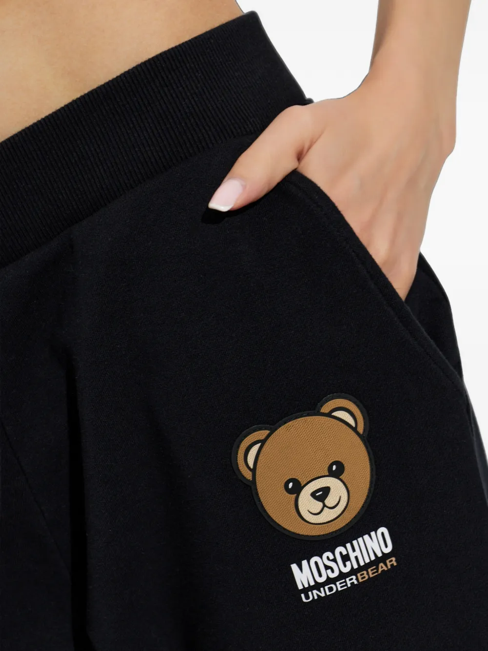Moschino Trainingsbroek met teddybeerprint Zwart