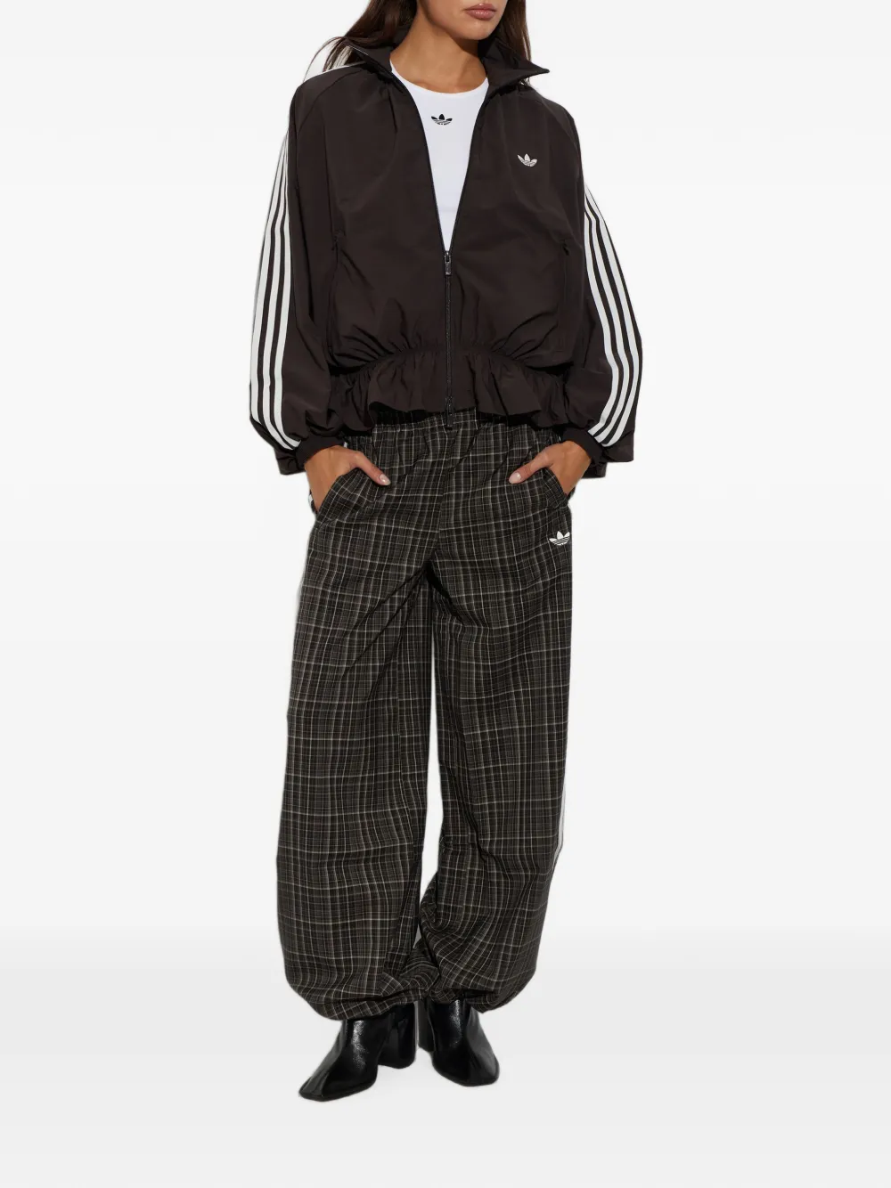 adidas ruffled zip-up jacket Bruin