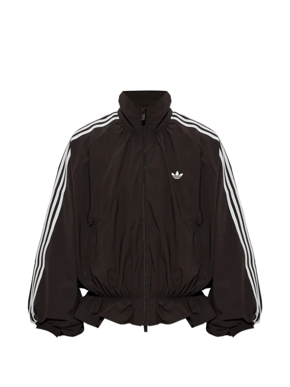 adidas ruffled zip-up jacket
