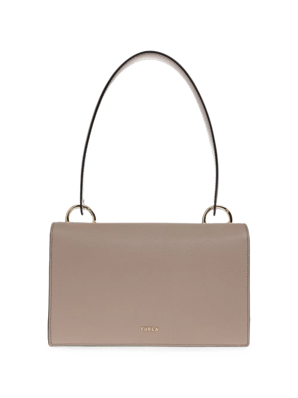 Furla Schoudertas met draaislot Beige